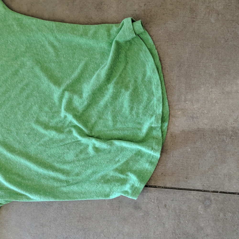 Gap Green Three Quarter Length Sleeve Top Size Small - Picture 3 of 3
